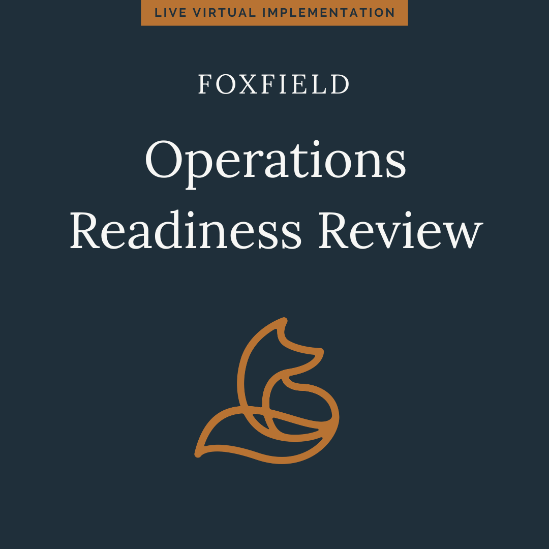 Operations Readiness Review