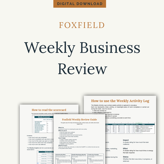 Weekly Business Review