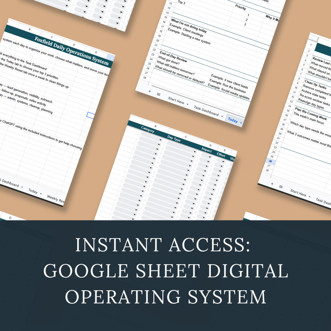 Daily Operations System